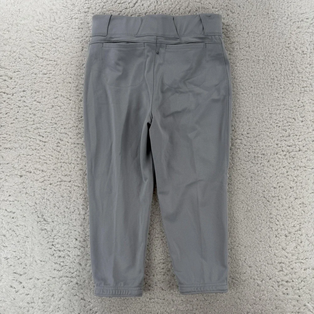 Nike Baseball Pants Mens Small Gray Engineered Knit Tapered‎ Snap DX8178-052 NWT